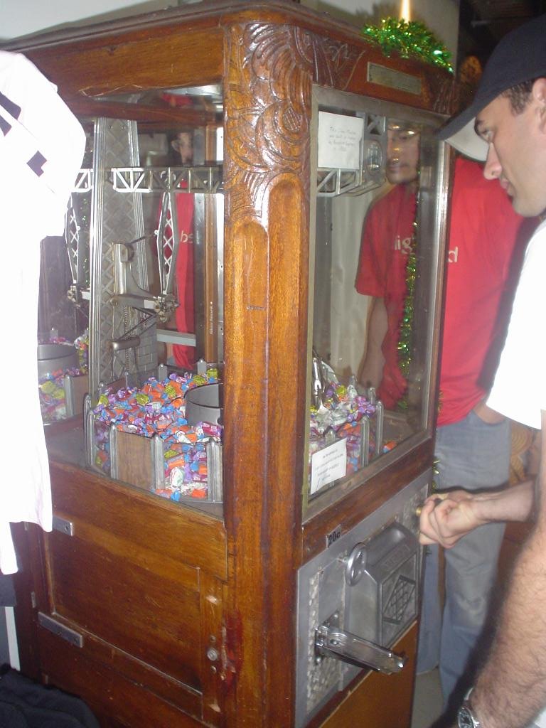 machine in use